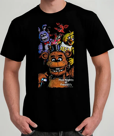 Polera Five Nights At Freddys - Ver 01 - Vale Gamess