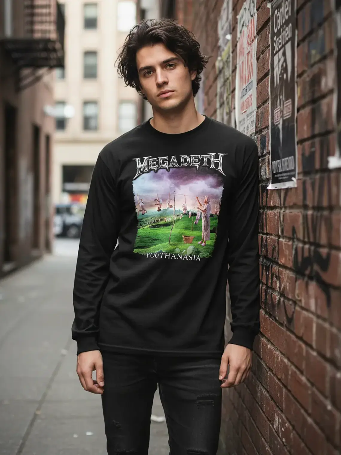 Polera Manga Larga Megadeth - Youthanasia 1