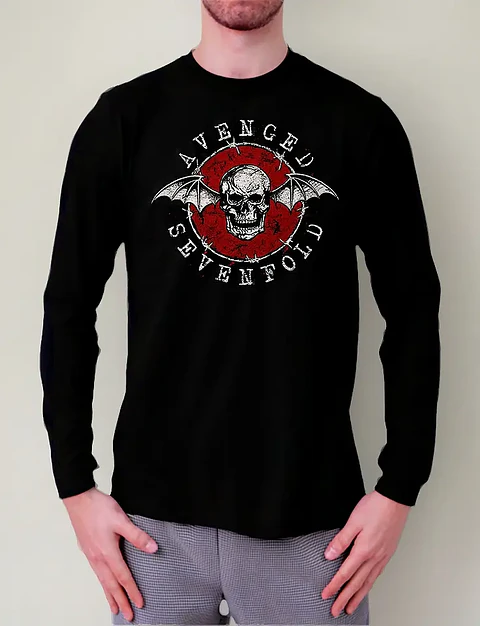 Polera Manga Larga Avenged Sevenfold - Logo - Ver 01