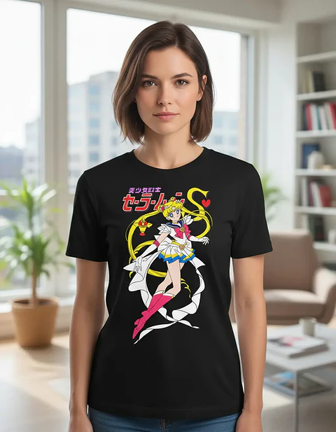 Polera Sailor Moon - Ver 08 - Vale Gamess
