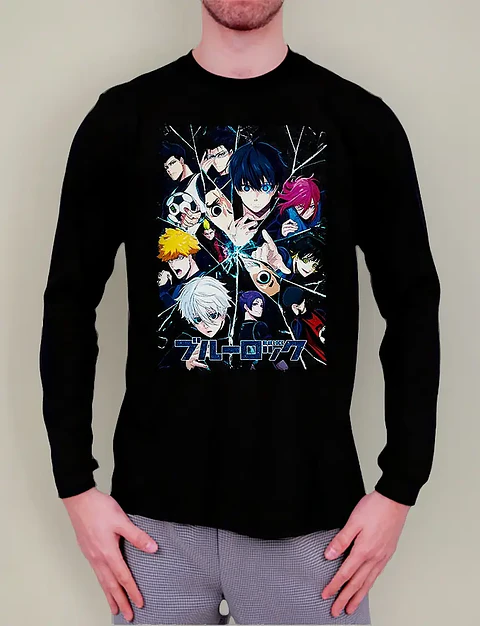 Polera Manga Larga Blue Lock - Ver 01 - Vale Gamess
