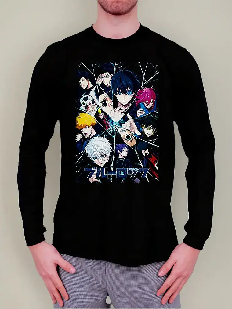 Polera Manga Larga Blue Lock - Ver 01 - Vale Gamess 1