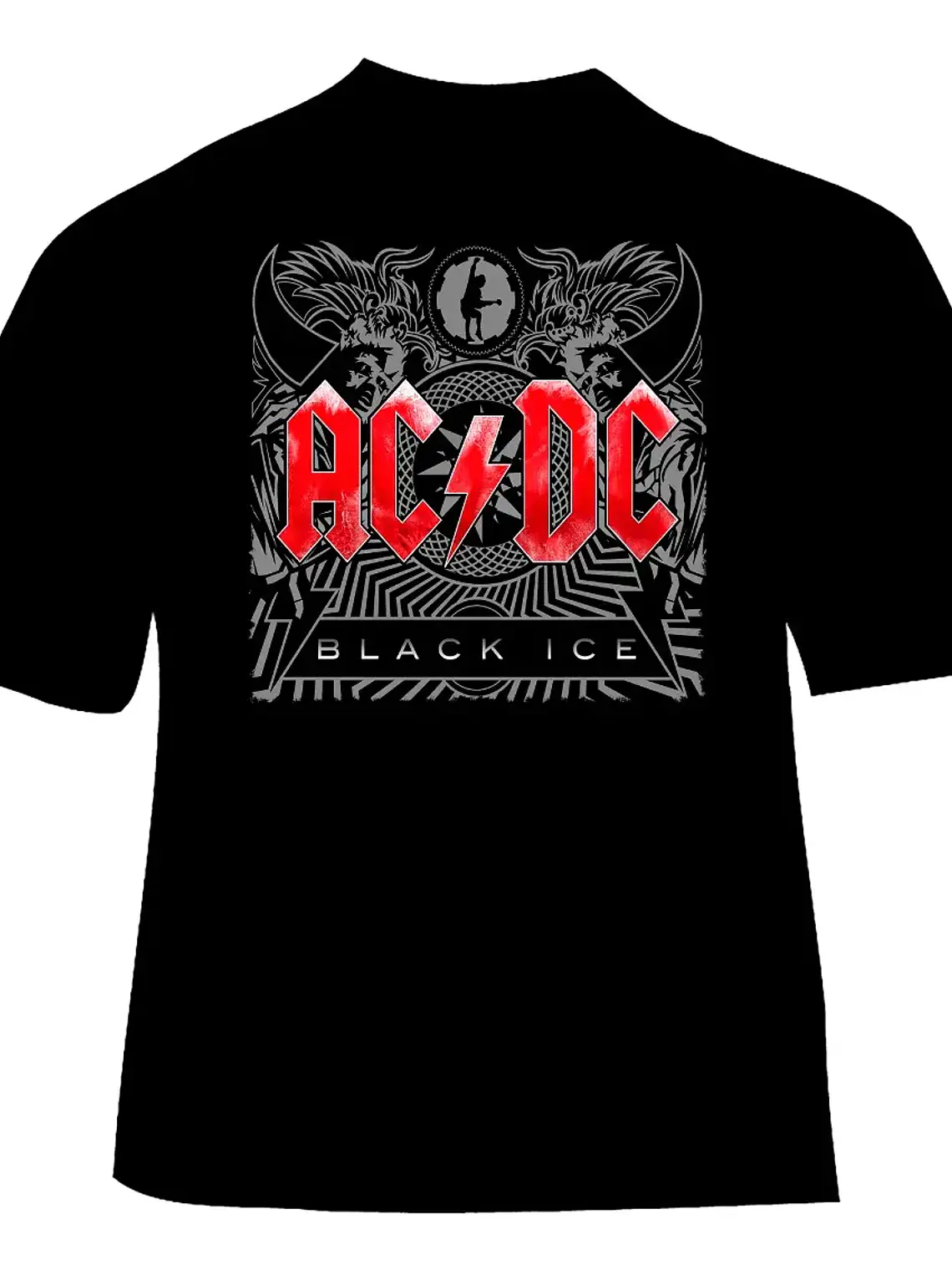 Polera Ac/dc - Ver 08 - Black Ice 1