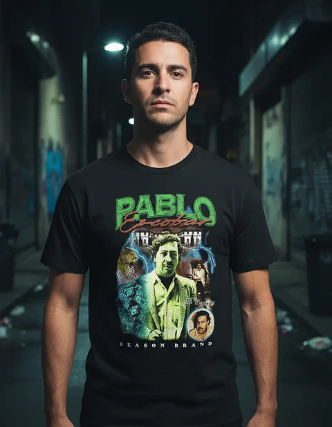 Polera Pablo Escobar - Ver 01 - Vale Gamess