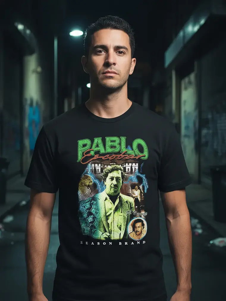Polera Pablo Escobar - Ver 01 - Vale Gamess 1