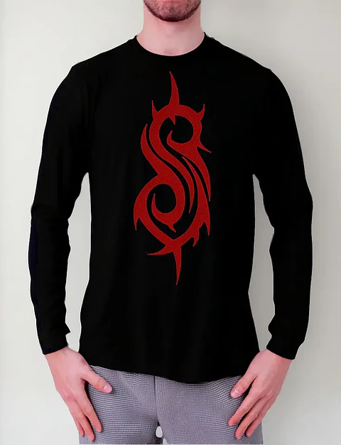 Polera Manga Larga Slipknot - Ver 08 - Simbolo
