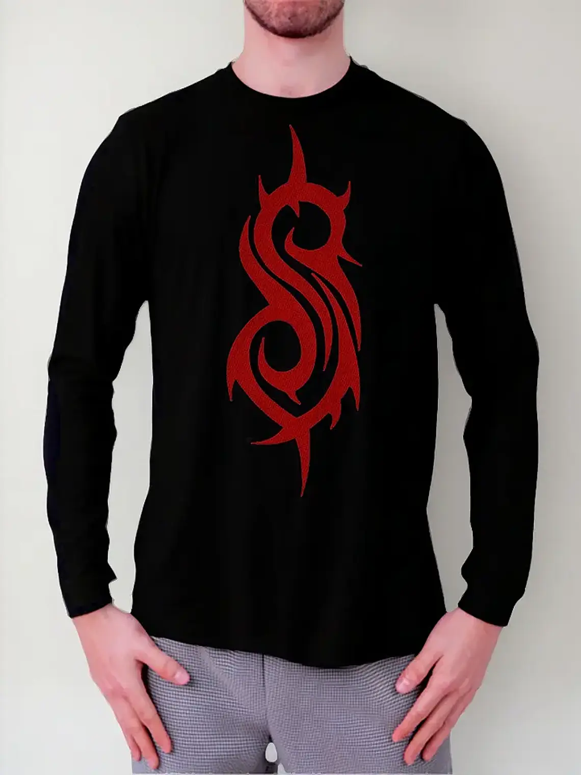 Polera Manga Larga Slipknot - Ver 08 - Simbolo 1