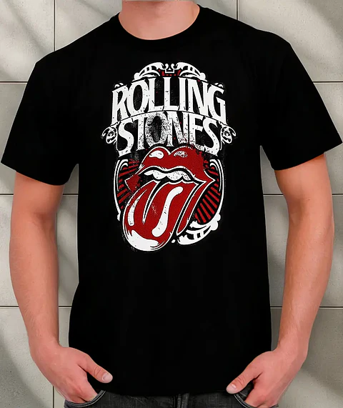 Polera The Rolling Stones - Ver 05 - Vale Gamess