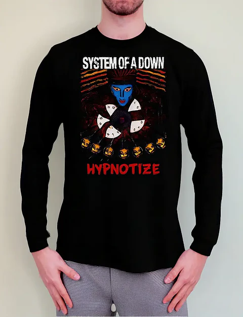 Polera Manga Larga System Of A Down - Ver 05 - Hypnotize