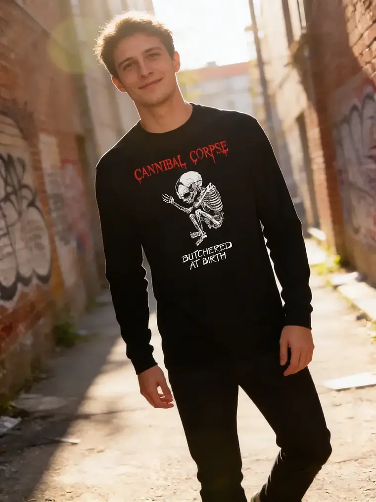 Polera Manga Larga Cannibal Corpse - Ver 02 - Butchered At B 1