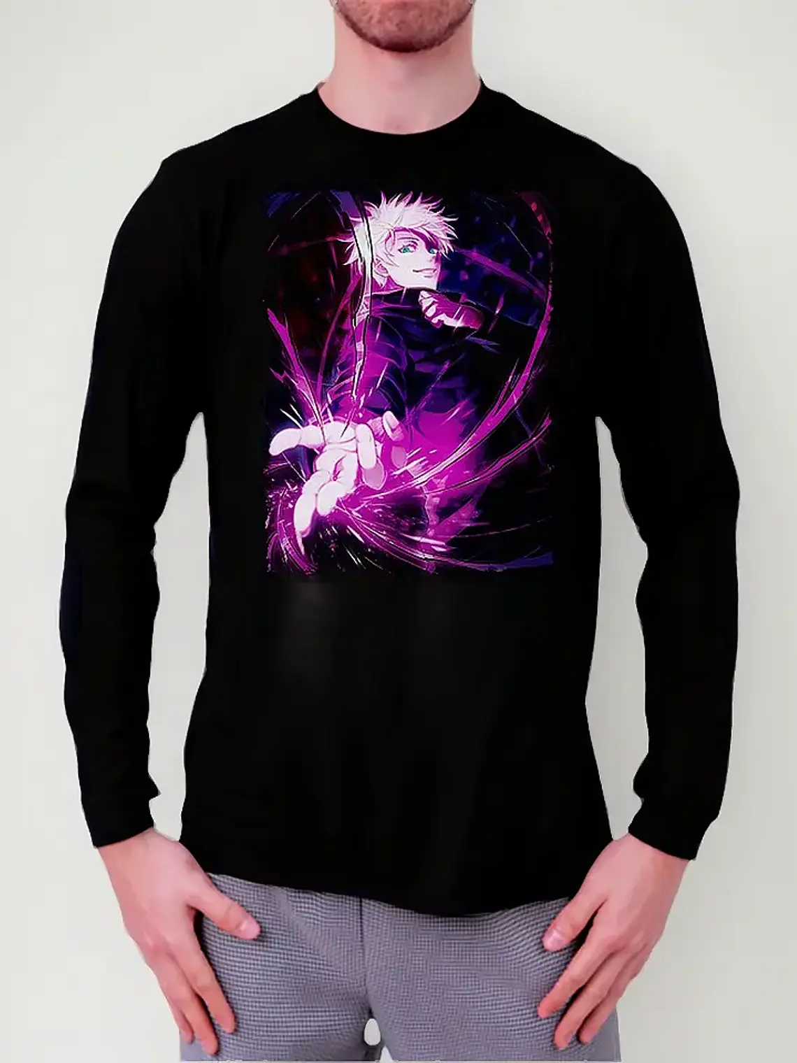 Polera Manga Larga Jujutsu Kaisen - Ver 03 - Vale Gamess 1