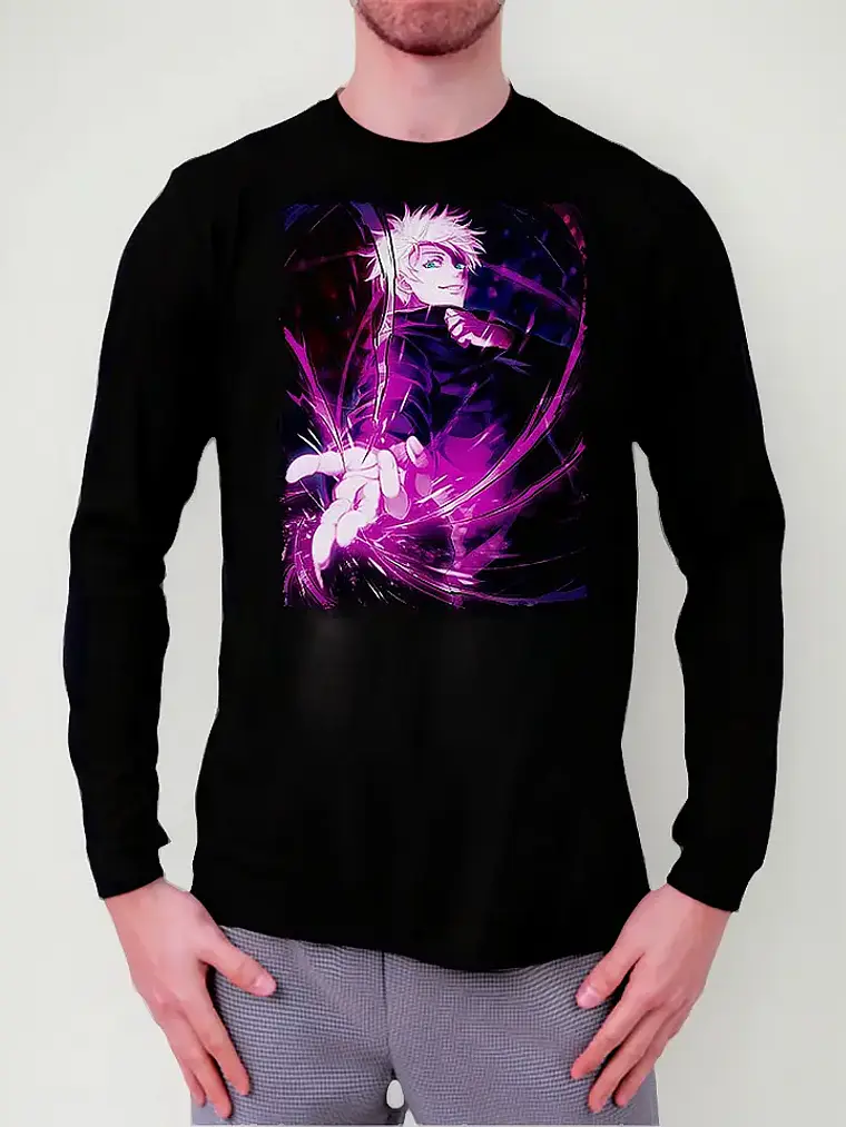 Polera Manga Larga Jujutsu Kaisen - Ver 03 - Vale Gamess 1