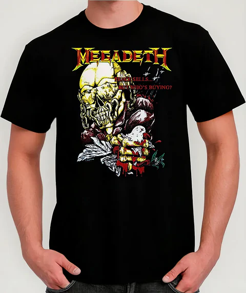 Polera Megadeth - Ver 05 - Peace Sells...but Who's Buying?