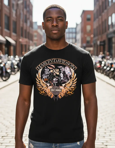 Polera Harley Davidson - Ver 03 - Vale Gamess