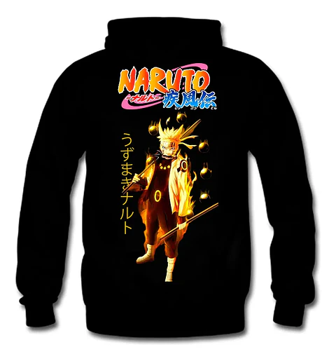 Poleron Anime Naruto Shippuden - Naruto Modo Sabio 6 Caminos - Vale Gamess