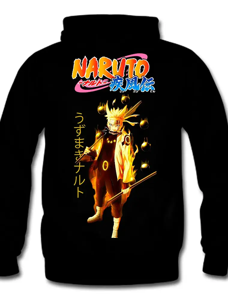 Poleron Anime Naruto Shippuden - Naruto Modo Sabio 6 Caminos - Vale Gamess 1