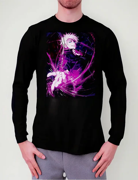 Polera Manga Larga Jujutsu Kaisen - Ver 03 - Vale Gamess