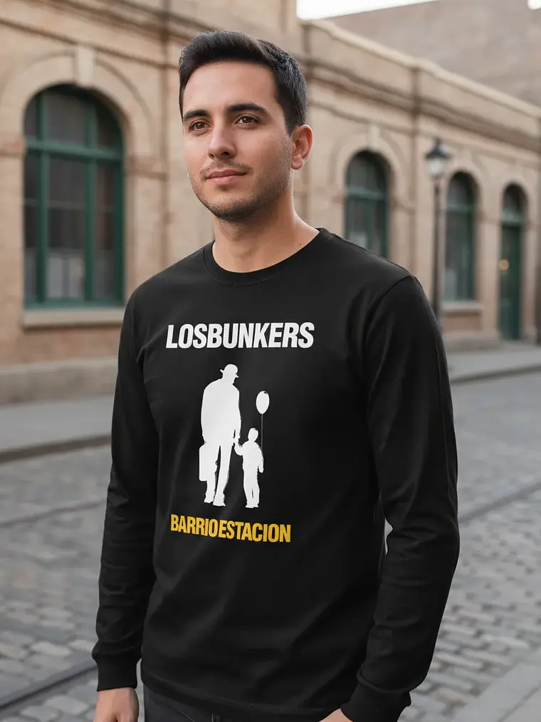 Polera Manga Larga Los Bunkers - Ver 05 - Barrio Estacion 1