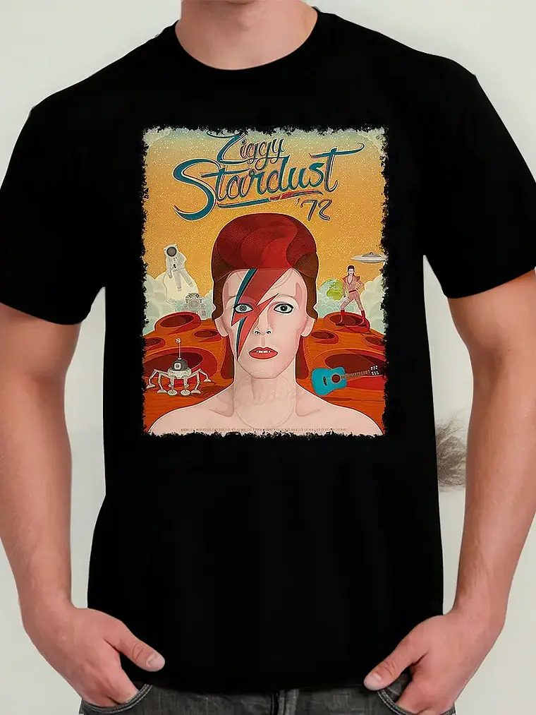 Polera David Bowie - Ver 16 - Ziggy Stardust 1