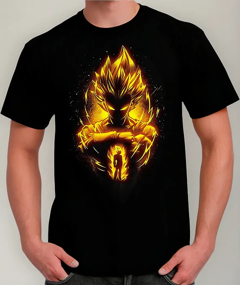 Polera Dragon Ball - Ver 18 - Vegeta