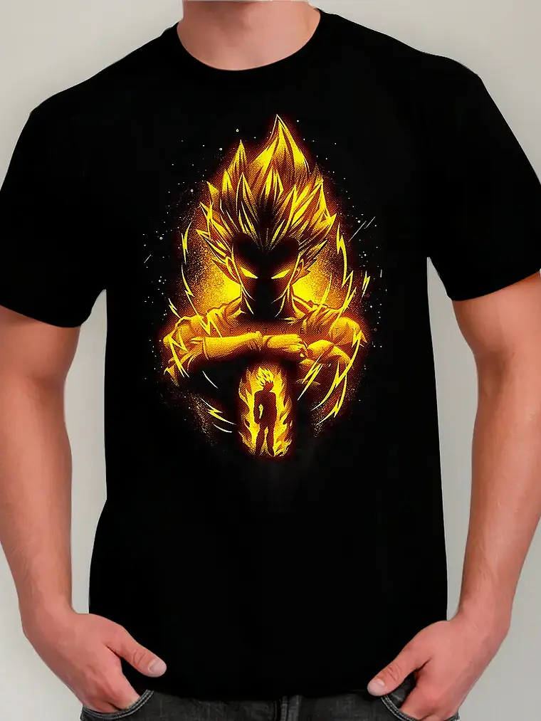 Polera Dragon Ball - Ver 18 - Vegeta 1