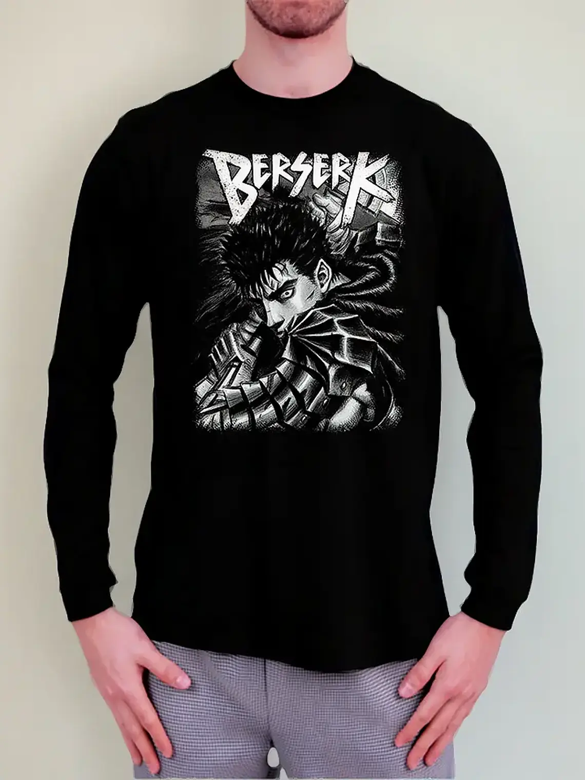 Polera Manga Larga Berserk Guts - Vale Gamess 1