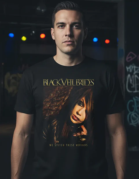 Polera Black Veil Brides - Ver 02 - We Stitch These Wounds