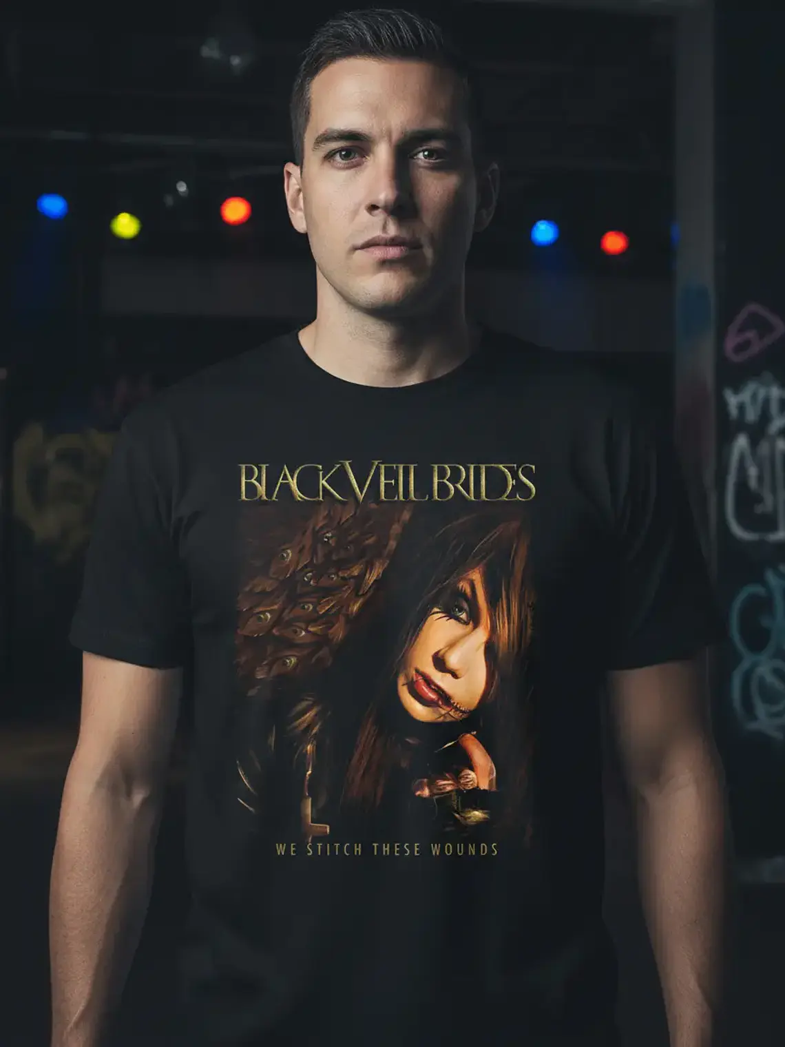 Polera Black Veil Brides - Ver 02 - We Stitch These Wounds 1