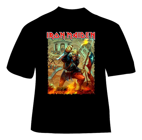 Polera Iron Maiden - Ver 069 - Vale Gamess