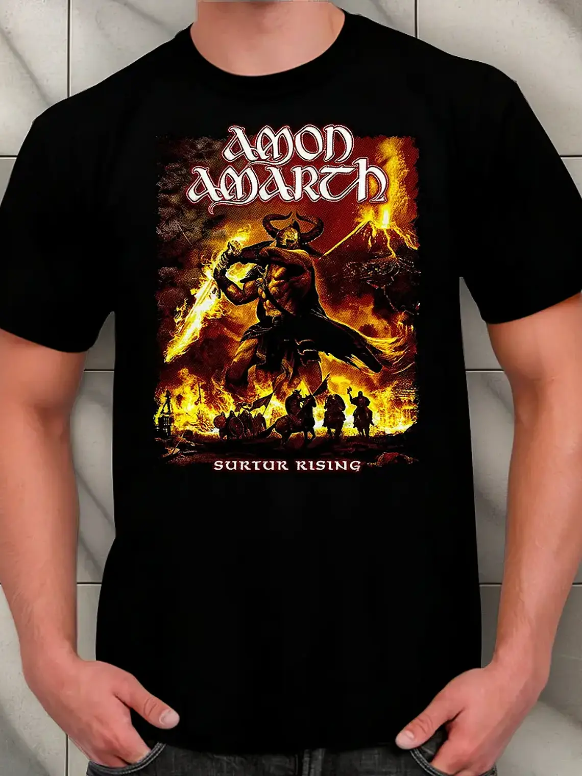 Polera Amon Amarth - Ver 10 - Surtur Rising 1