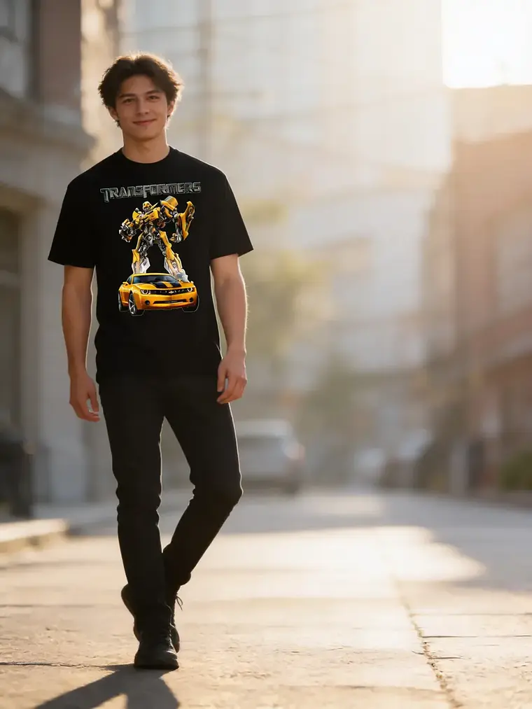 Polera Transformers - Ver 02 - Bumblebee 1