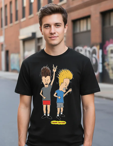 Polera Beavis And Butthead - Ver 02 - Vale Gamess