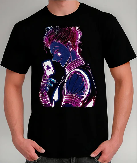 Polera Hunter X Hunter Neon - Ver 03 - Hisoka