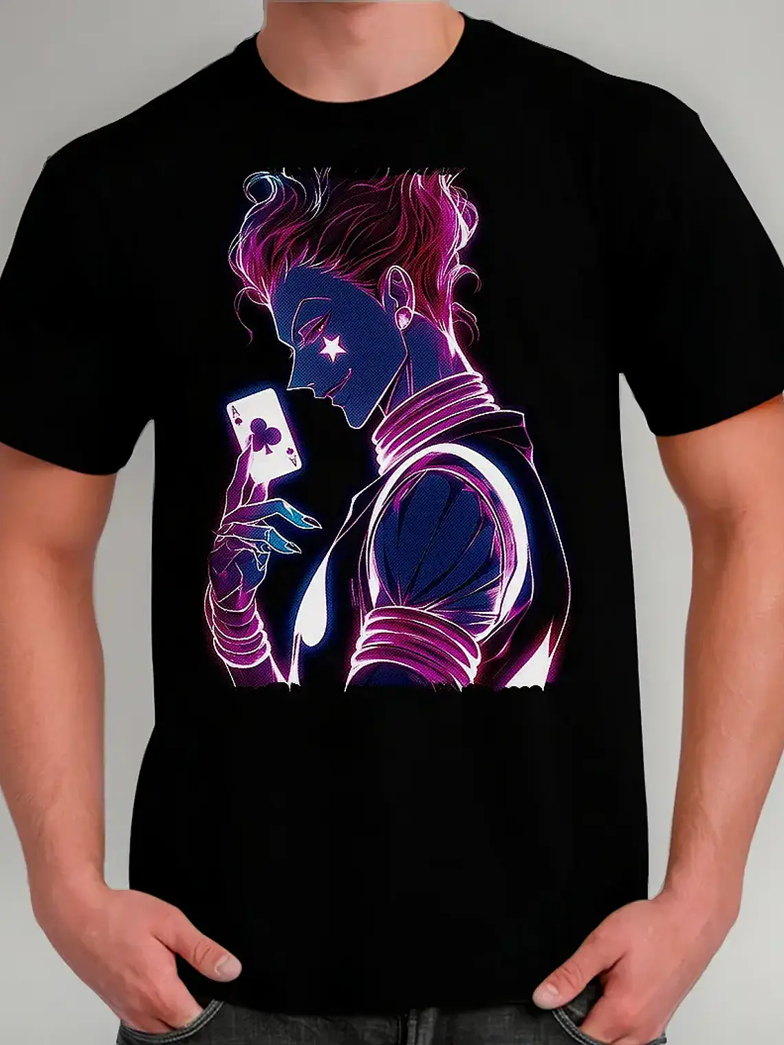 Polera Hunter X Hunter Neon - Ver 03 - Hisoka 1
