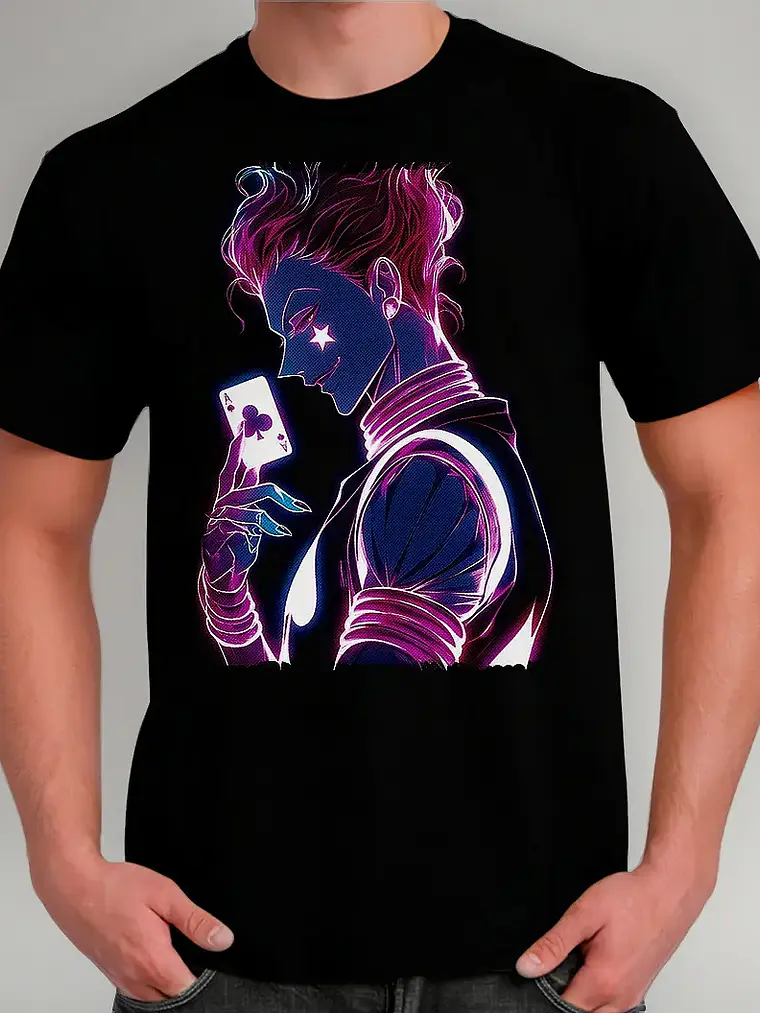 Polera Hunter X Hunter Neon - Ver 03 - Hisoka 1