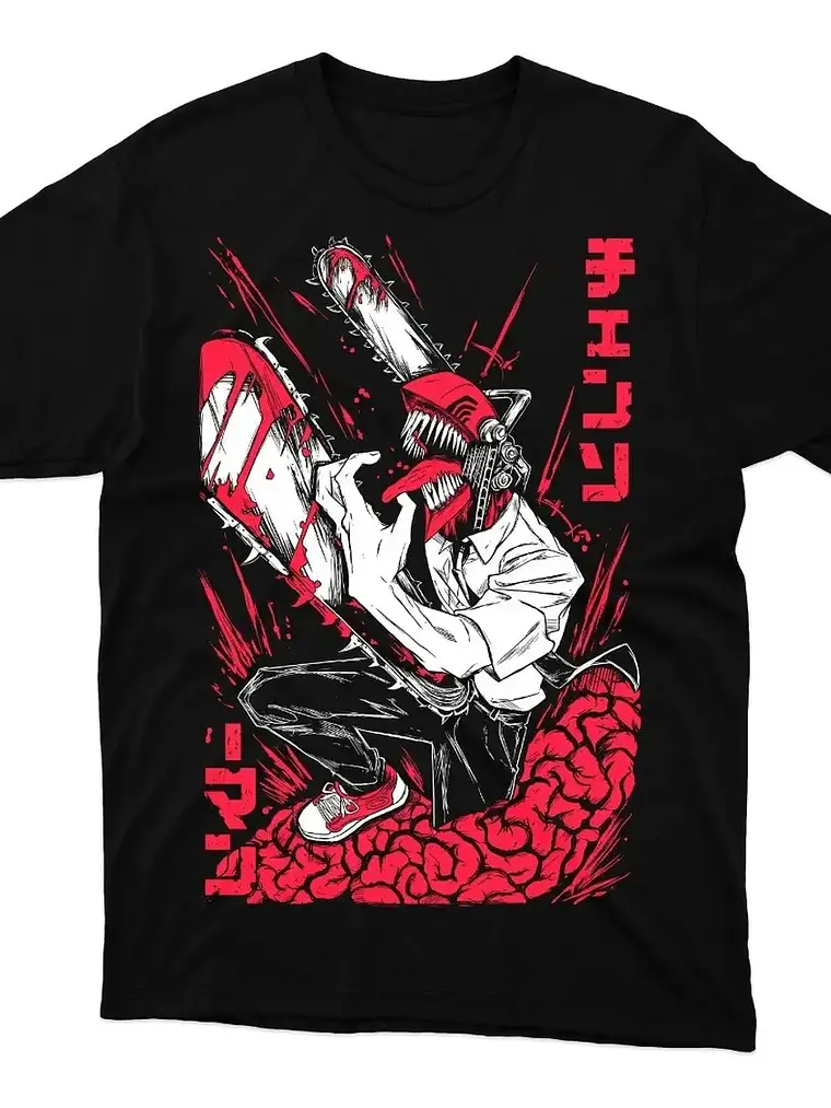 Polera Chainsaw Man Denji 1