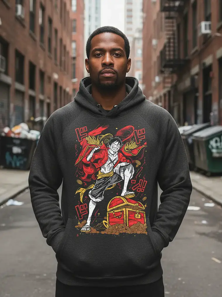Poleron One Piece Luffy 1