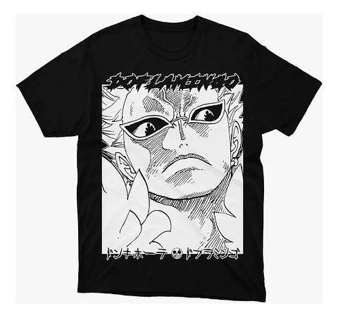 Polera Anime One Piece - Donquixote Doflamingo - Vale Gamess