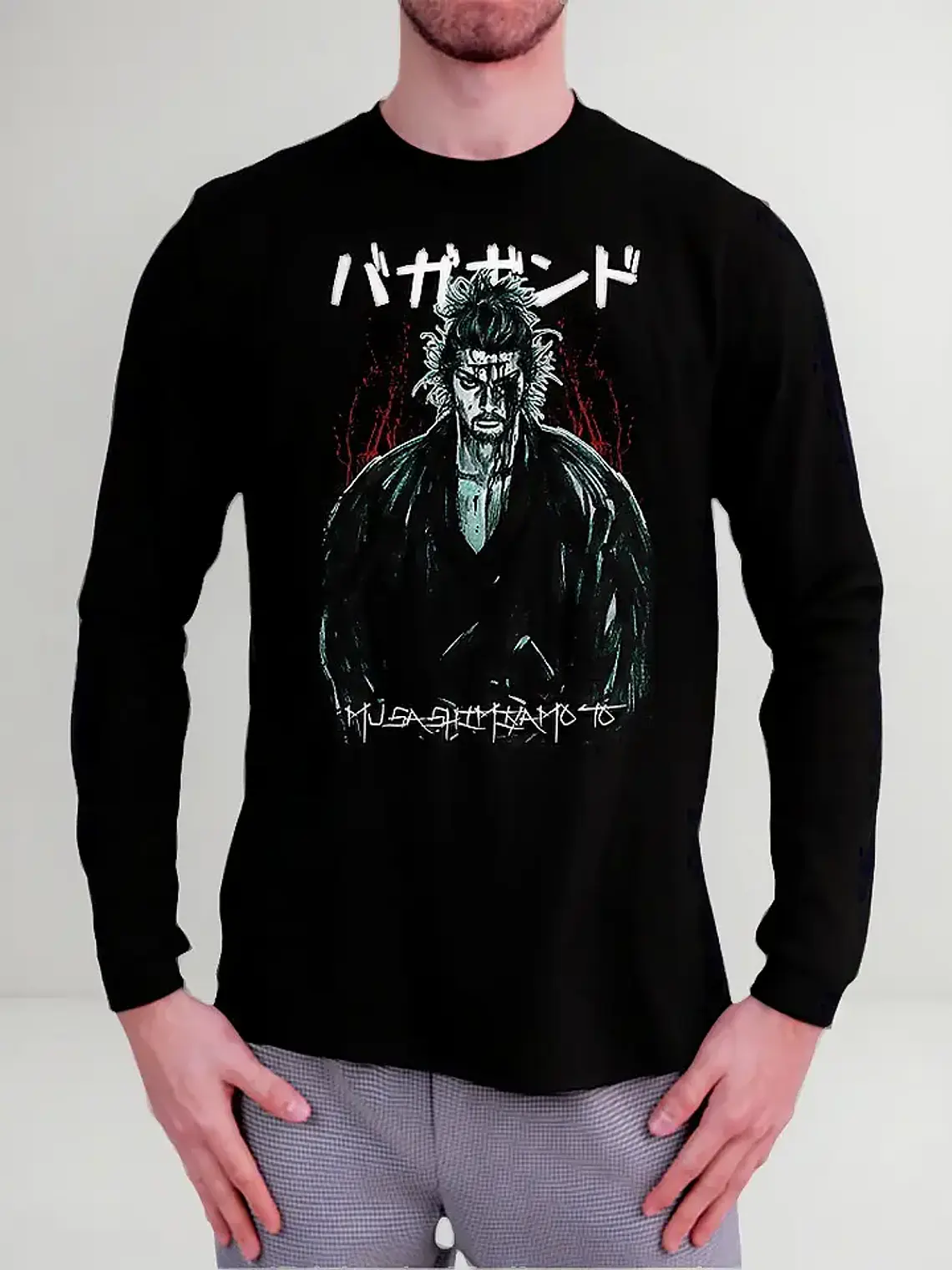 Polera Manga Larga Vagabond - Miyamoto Musashi 1