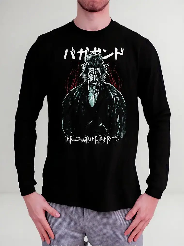 Polera Manga Larga Vagabond - Miyamoto Musashi 1