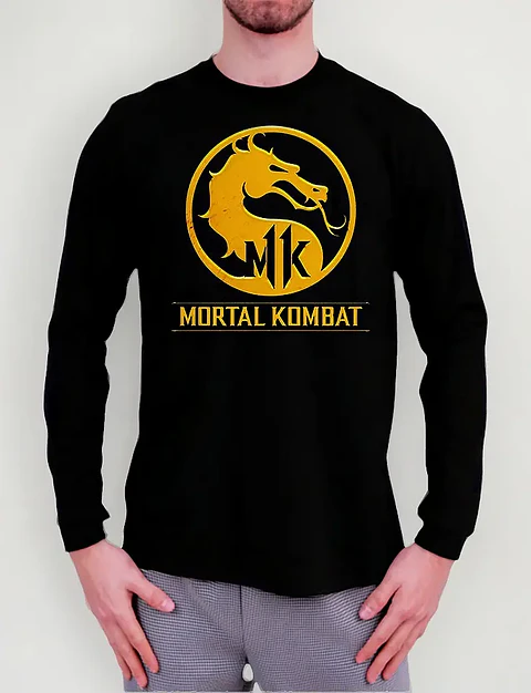 Polera Manga Larga Mortal Kombat - Ver 02