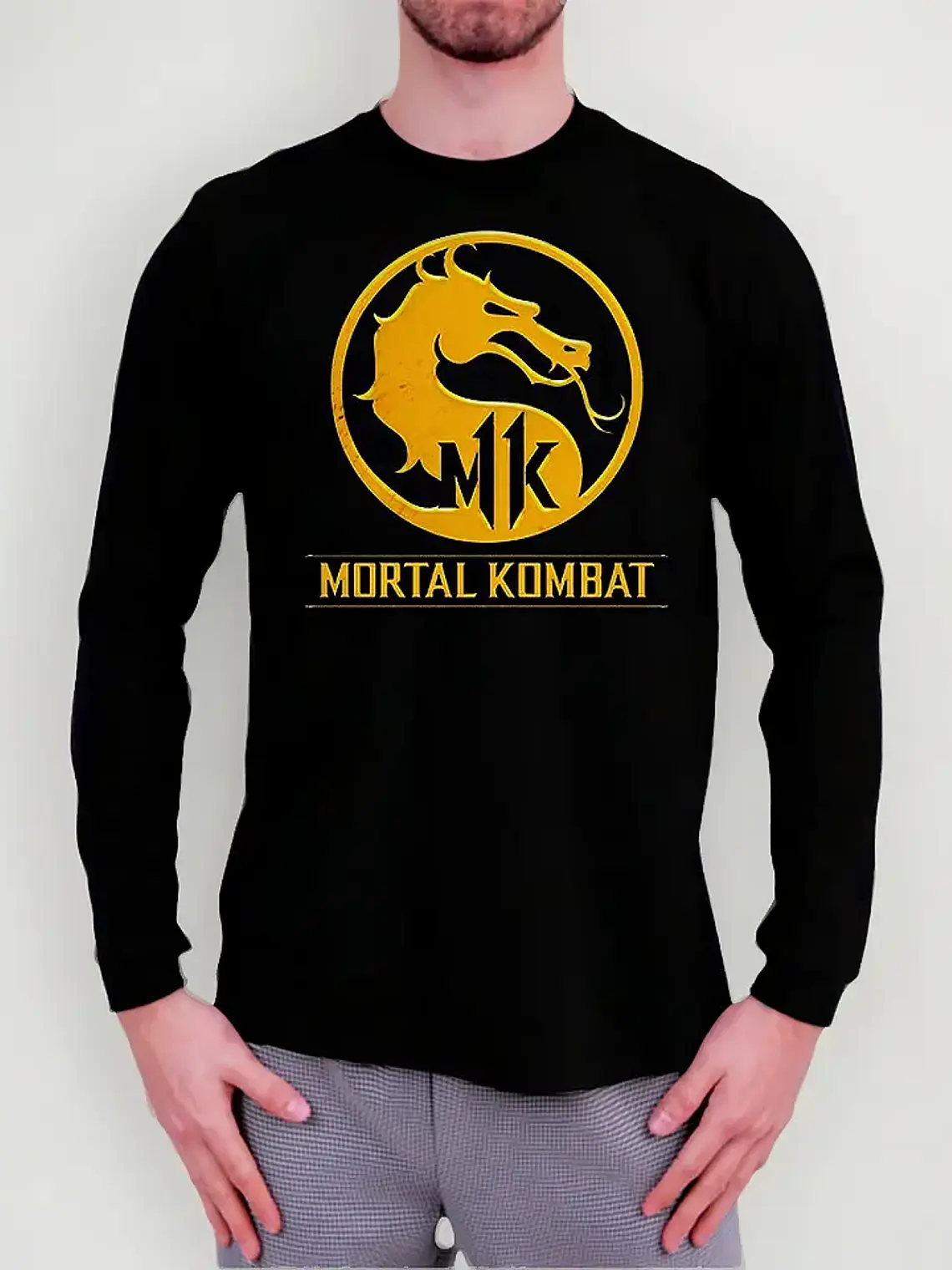 Polera Manga Larga Mortal Kombat - Ver 02 1