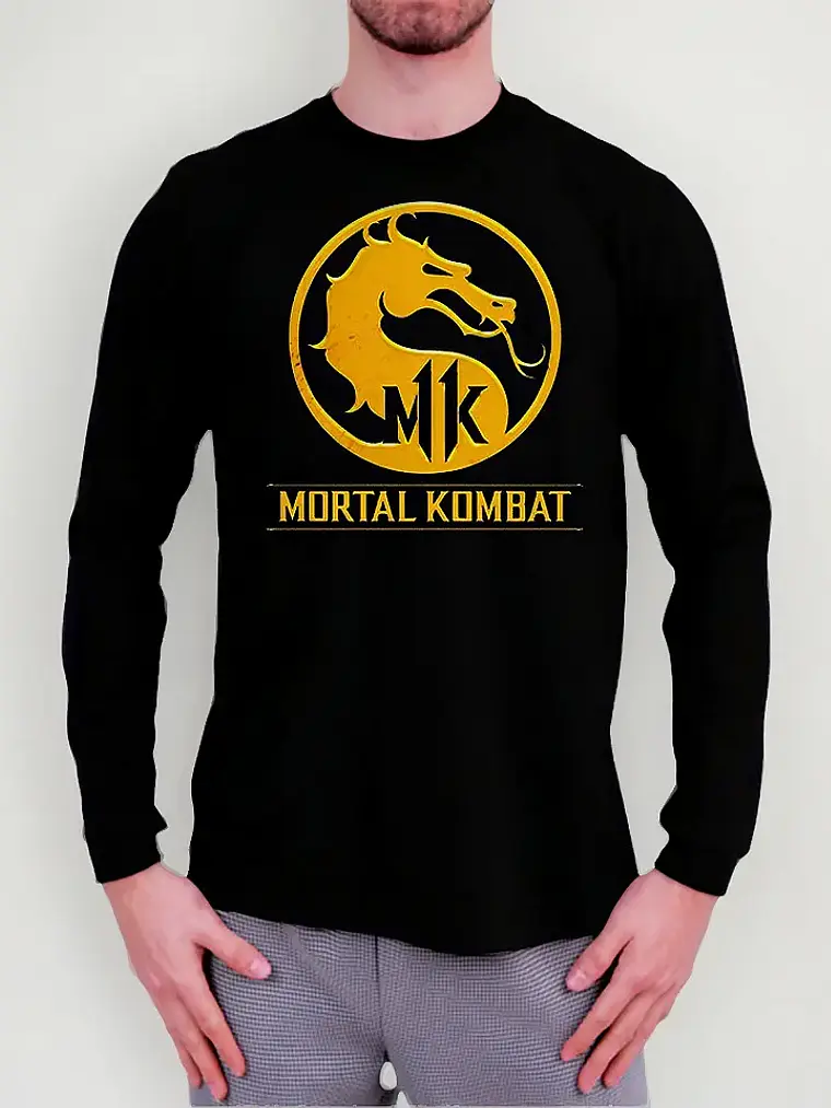 Polera Manga Larga Mortal Kombat - Ver 02 1