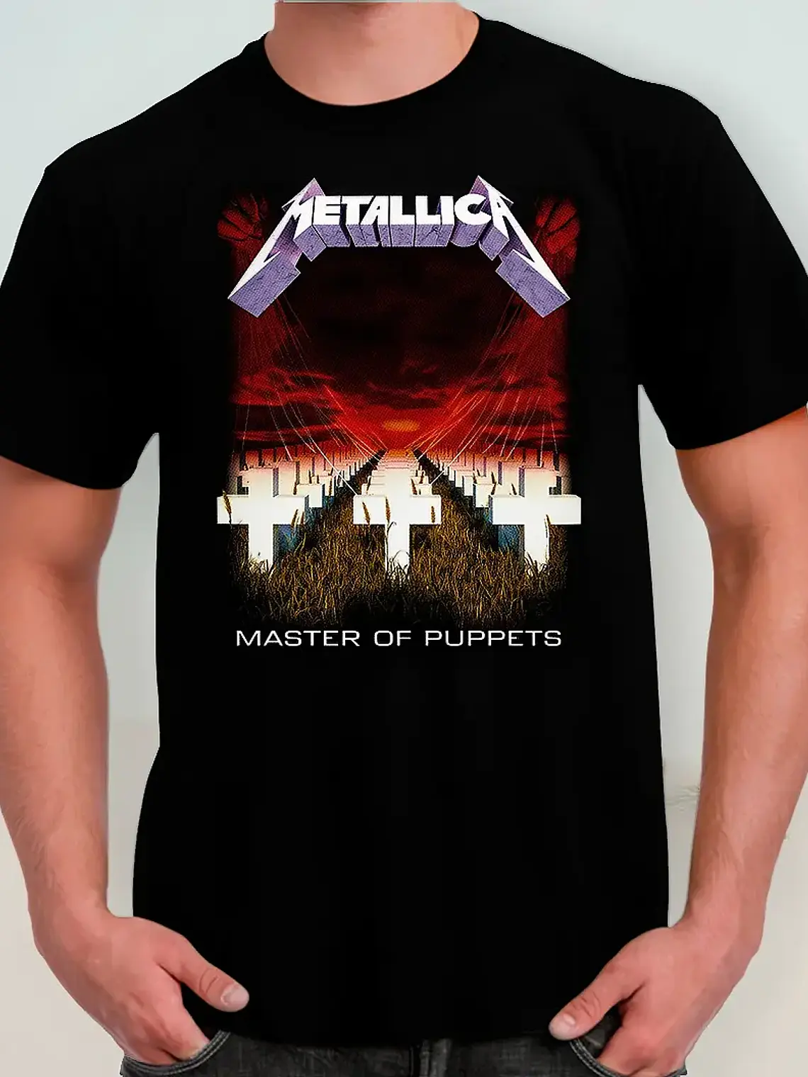 Polera Manga Larga Metallica - Ver 37 - Calavera 1