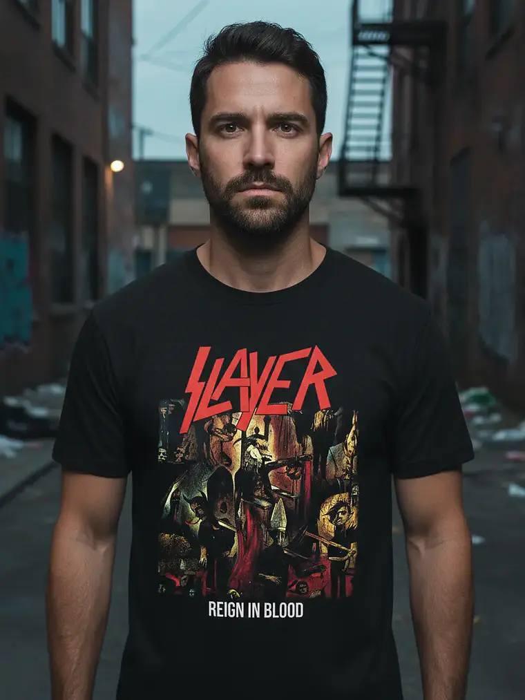 Polera Slayer - Ver 29 - Reign In Blood 1