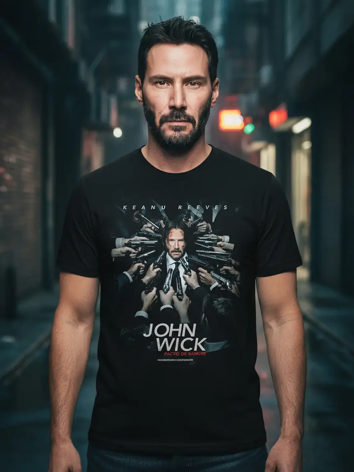 Polera John Wick - Ver 01 - Peliculas - Vale Gamess 1