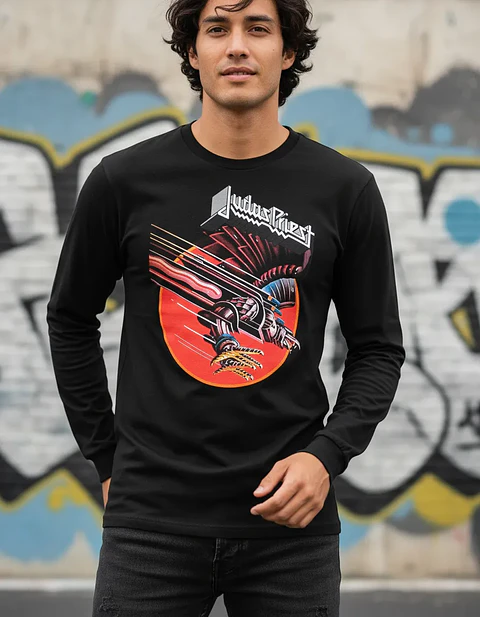 Polera Manga Larga Judas Priest - Ver 10 - Screaming For Ven