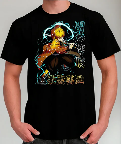 Polera Kimetsu No Yaiba; Demon Slayer - Ver 03 - Zenitsu