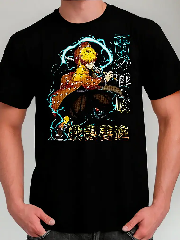 Polera Kimetsu No Yaiba; Demon Slayer - Ver 03 - Zenitsu 1