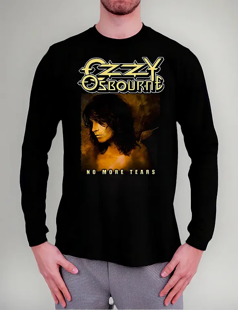 Polera Manga Larga Ozzy Osbourne - Ver 10 - No More Tears